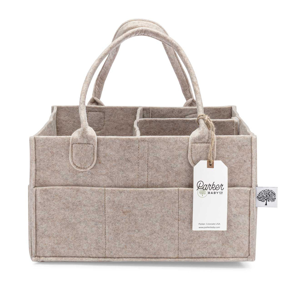 Diaper Caddy in Oatmeal - shopatlasgrey