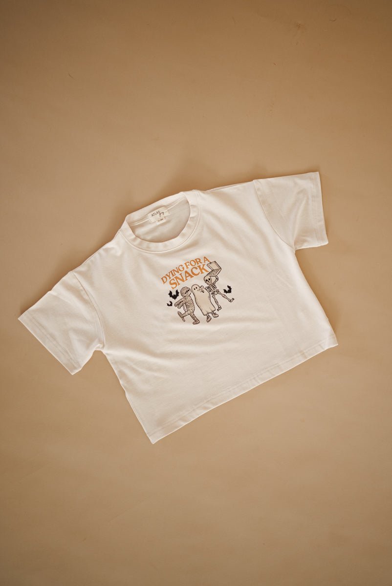 Dying for Snacks T-Shirt - shopatlasgrey