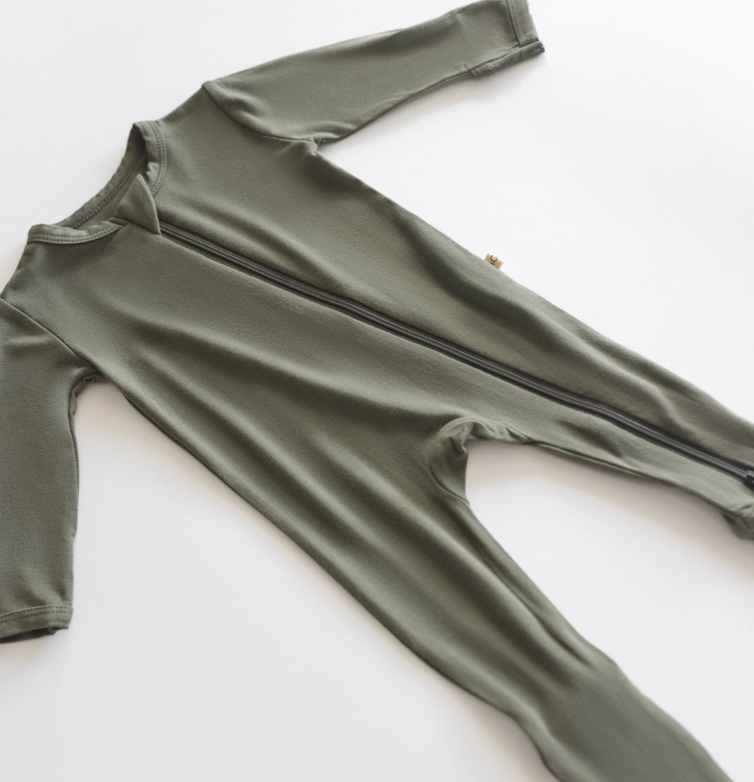 Essential Footie Onesie - shopatlasgrey