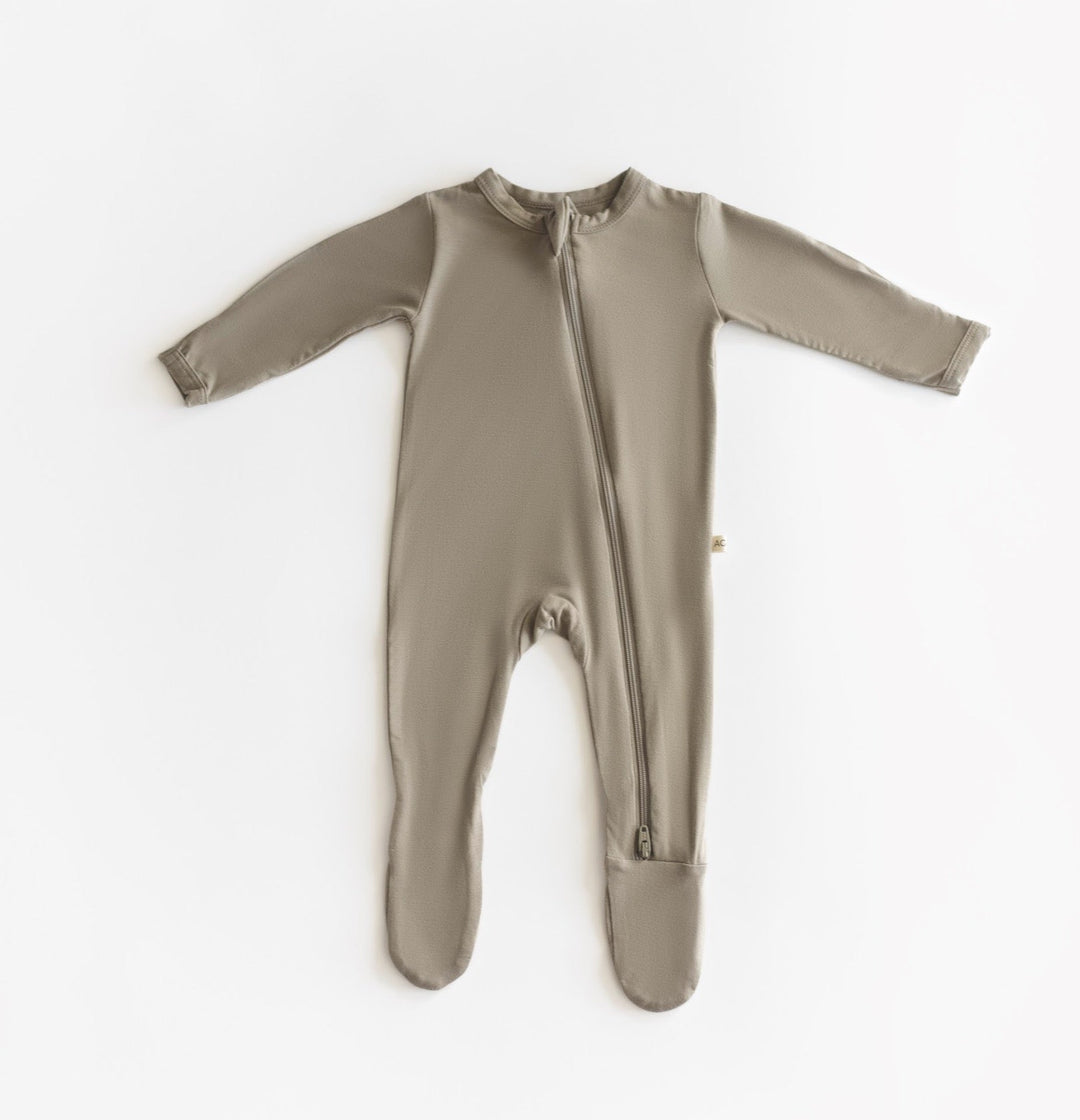 Essential Footie Onesie - shopatlasgrey