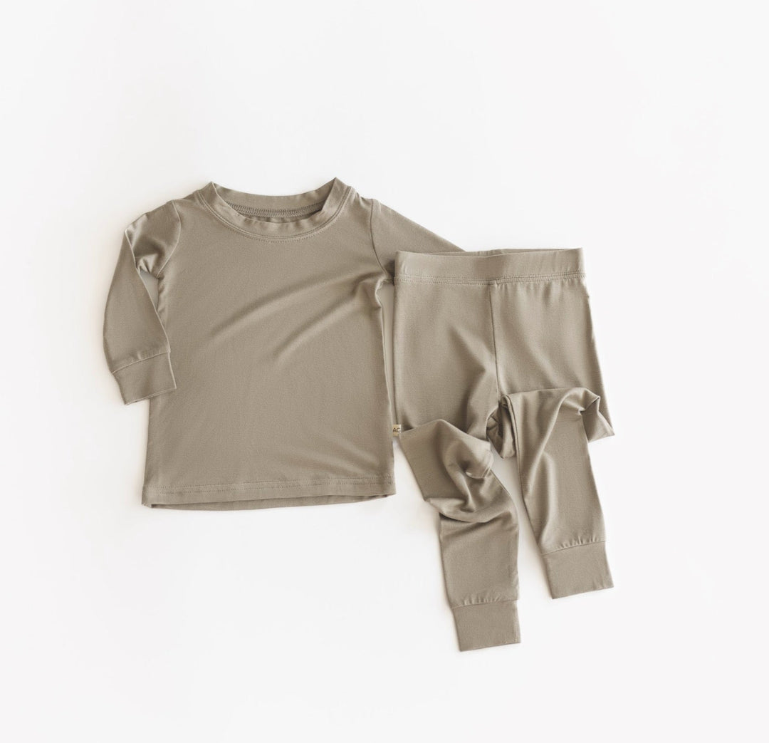 Essential Two Piece Pajama Set - shopatlasgrey