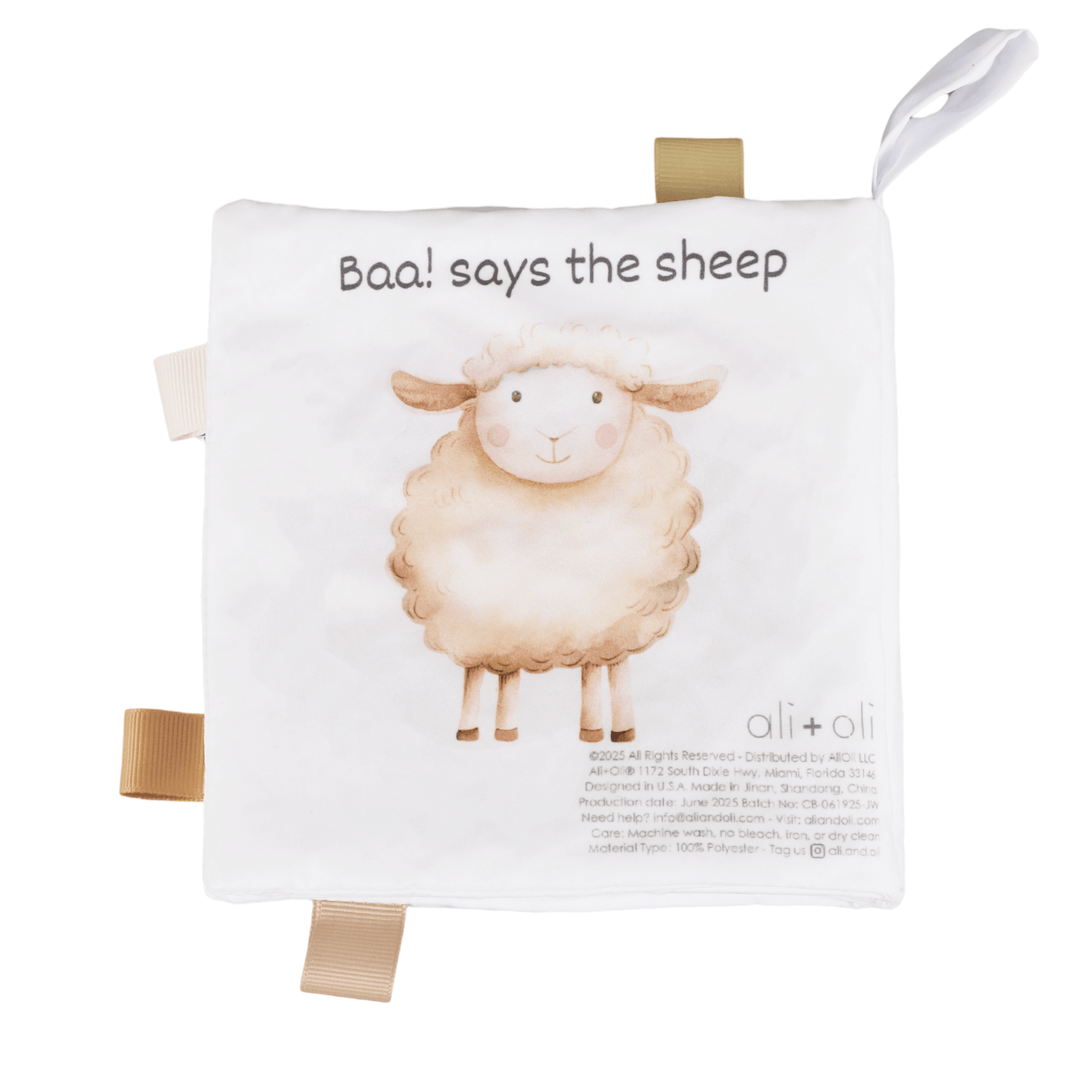 Farm Animals – Soft Crinkle Cloth Baby Book - shopatlasgrey