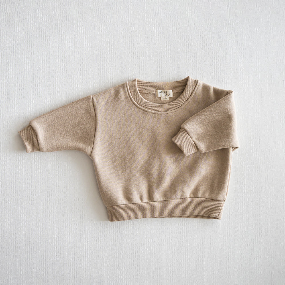 Fleece Crewneck Sweatshirt - shopatlasgrey