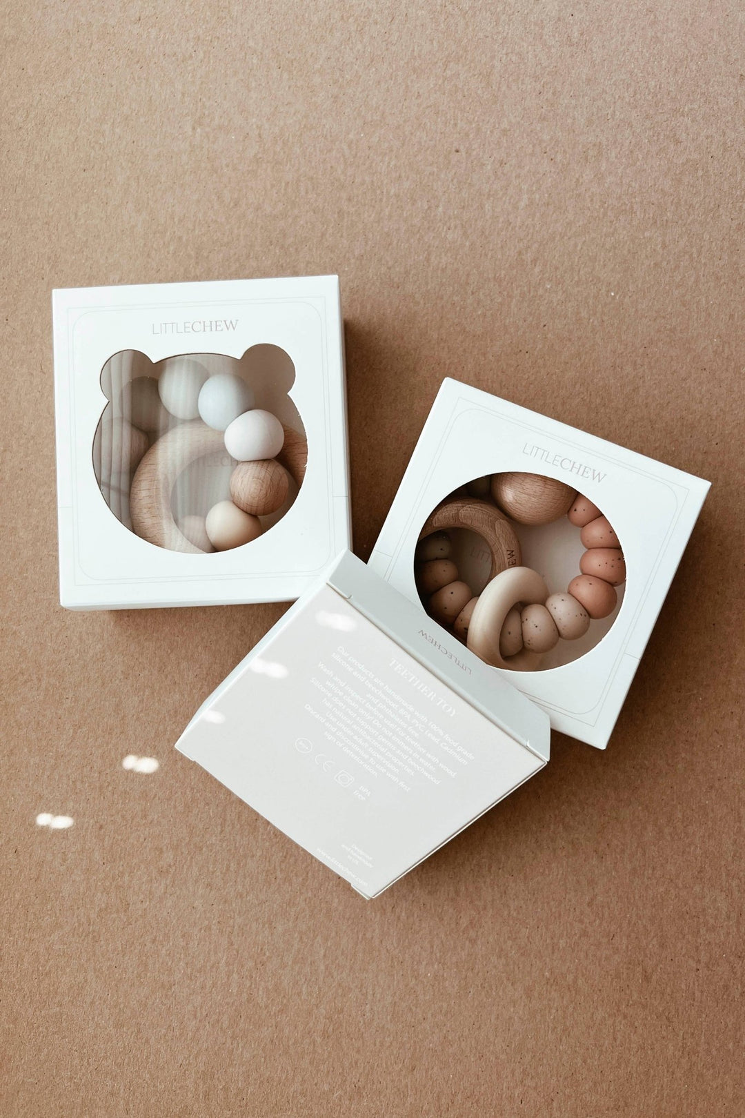 Freezer Teether - Chamomile | Speckled Vanilla - shopatlasgrey