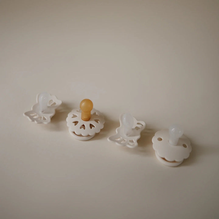 FRIGG Baby's First Pacifier Floral Heart - 4PK - shopatlasgrey