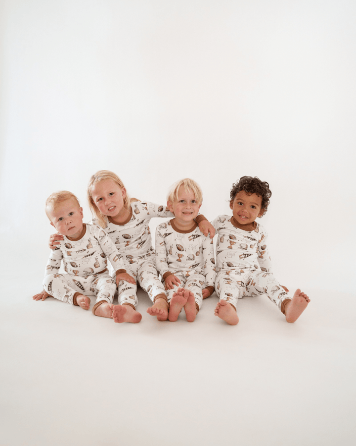 Game Day Bamboo Pajamas - shopatlasgrey