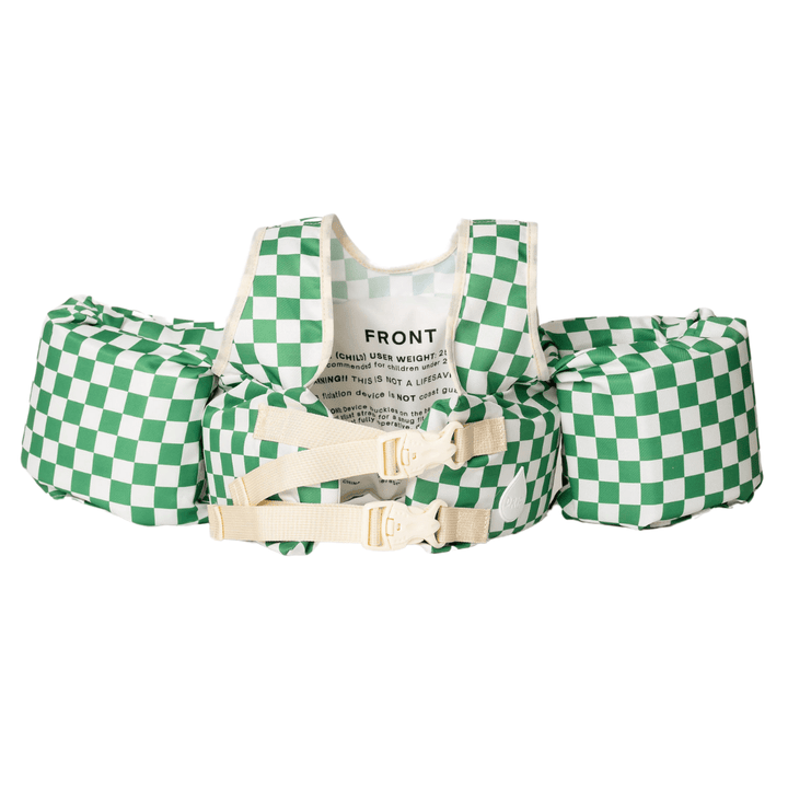 Green Checkered Kids Float - shopatlasgrey