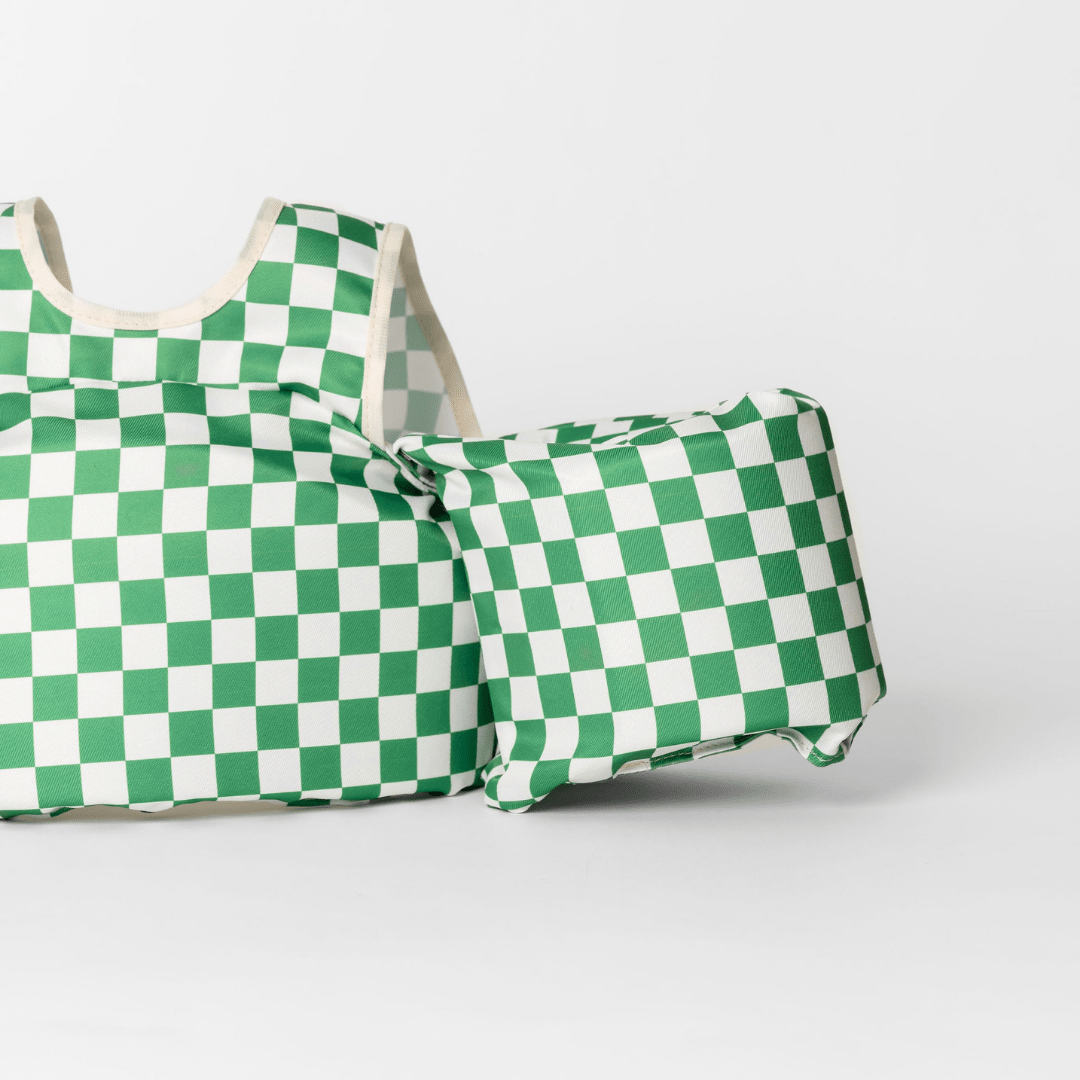 Green Checkered Kids Float - shopatlasgrey