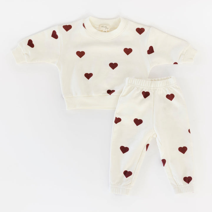 Hearts Sweat Set - shopatlasgrey