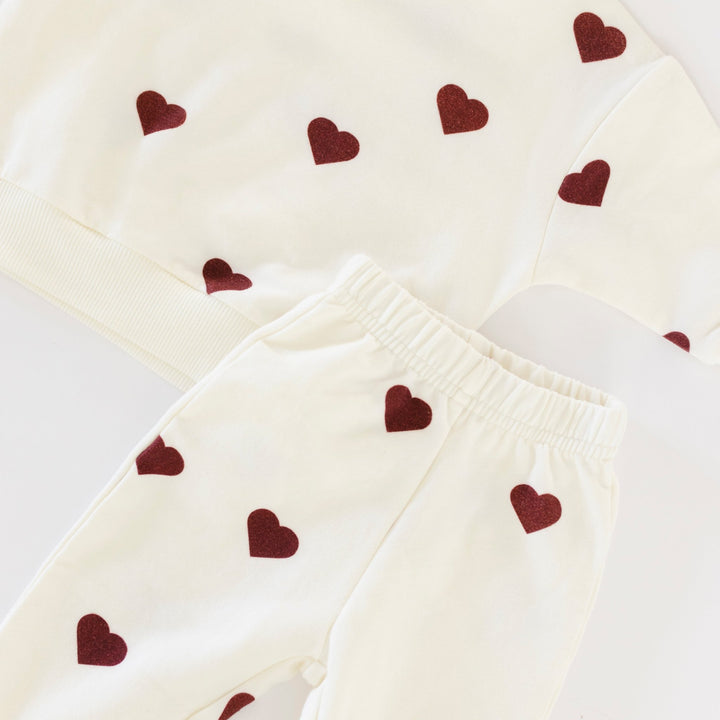 Hearts Sweat Set - shopatlasgrey