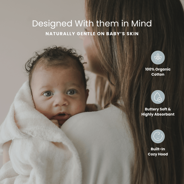 Hooded Towel | Natural - shopatlasgrey