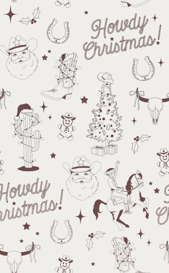 Howdy Christmas Sweat Set - shopatlasgrey