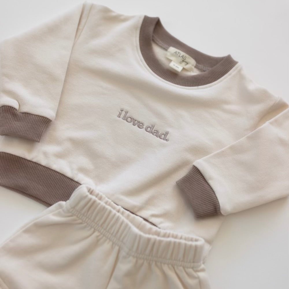 I Love Mom / I Love Dad Crewneck - shopatlasgrey