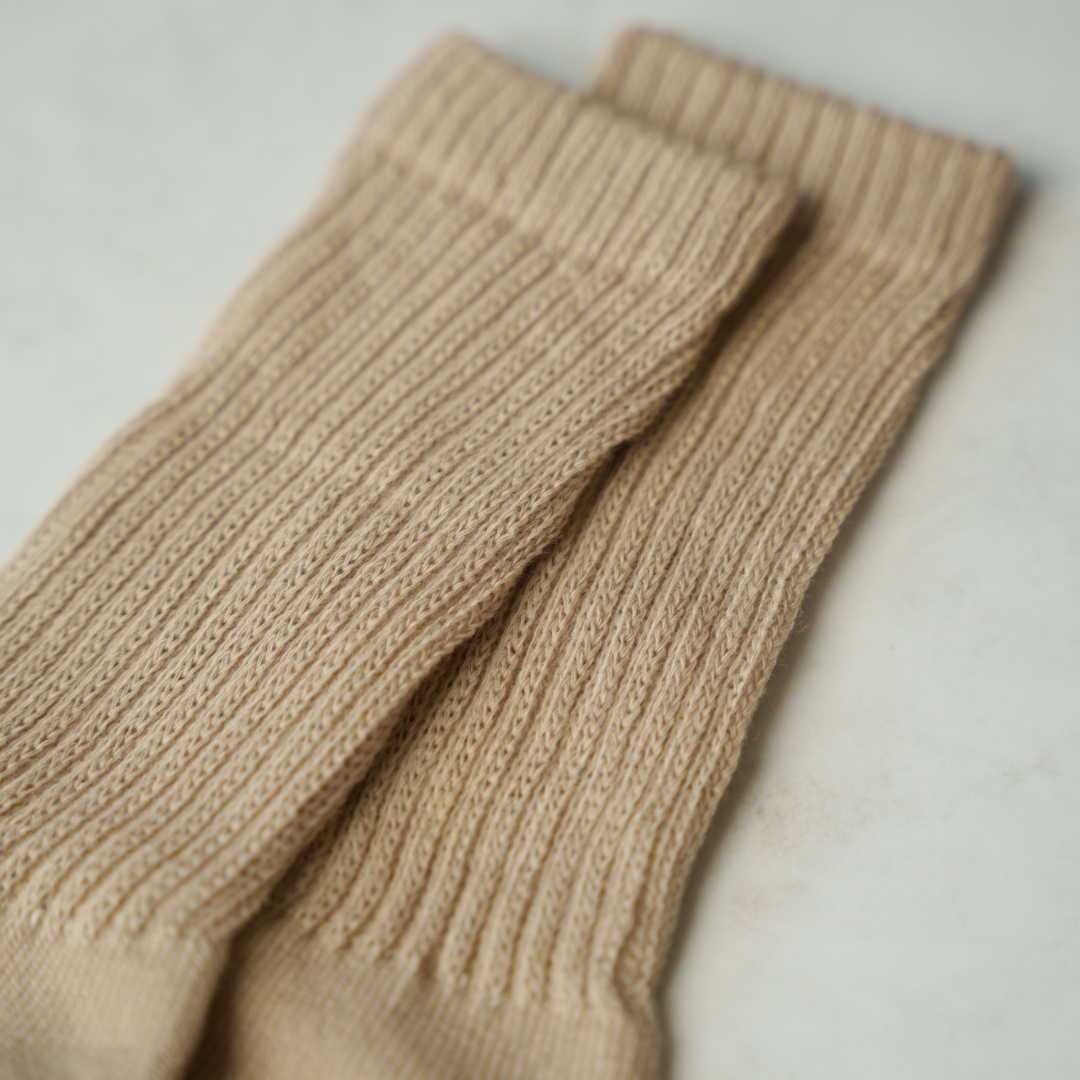 shopatlasgrey Slouch Socks 0-6M / Milk