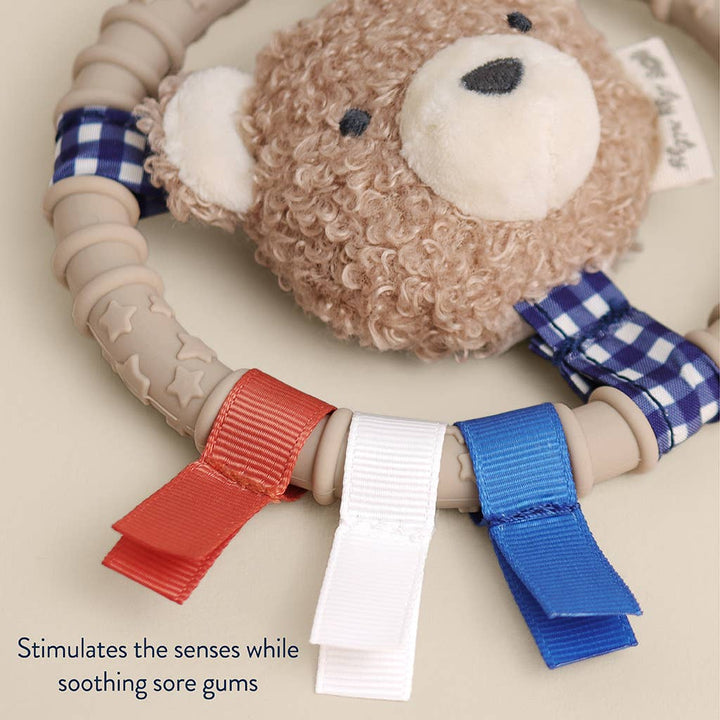 Itzy Ring Pal™ - Teething Ring with Plush Character - shopatlasgrey