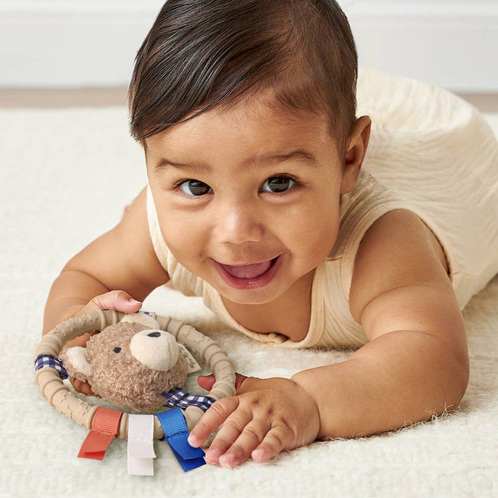 Itzy Ring Pal™ - Teething Ring with Plush Character - shopatlasgrey
