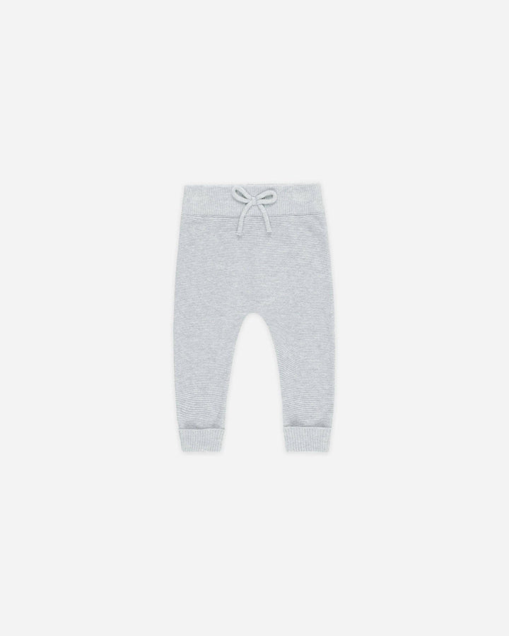 Knit Pant || Heathered Dusty Blue - shopatlasgrey