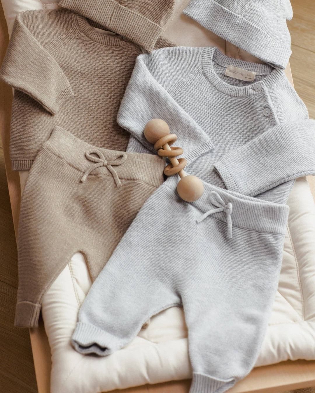 Knit Pant || Heathered Dusty Blue - shopatlasgrey