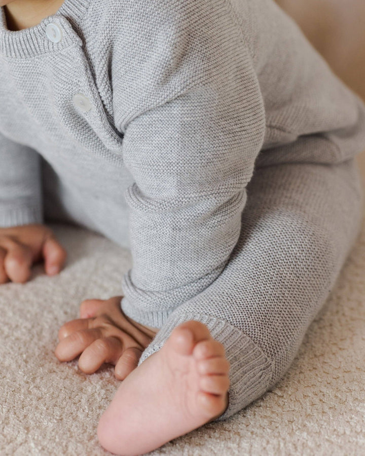 Knit Pant || Heathered Dusty Blue - shopatlasgrey