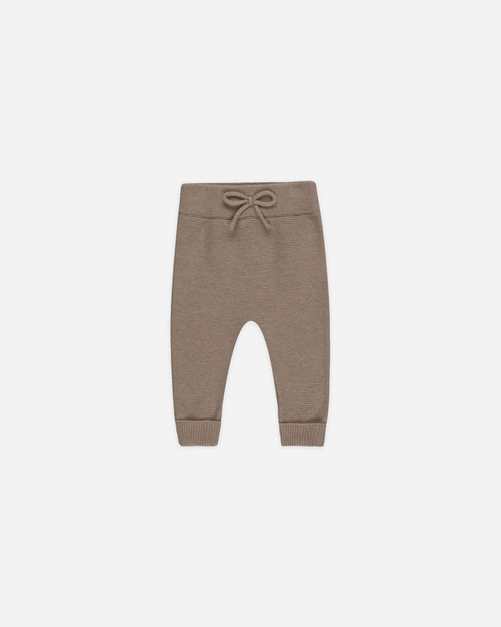 Knit Pant || Heathered Mocha - shopatlasgrey