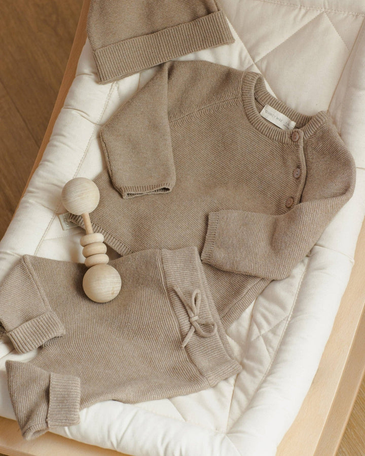 Knit Pant || Heathered Mocha - shopatlasgrey