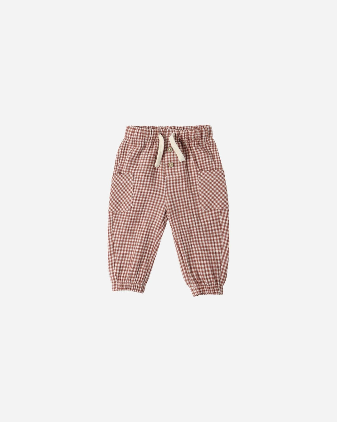 Luca Pant || Red Gingham - shopatlasgrey