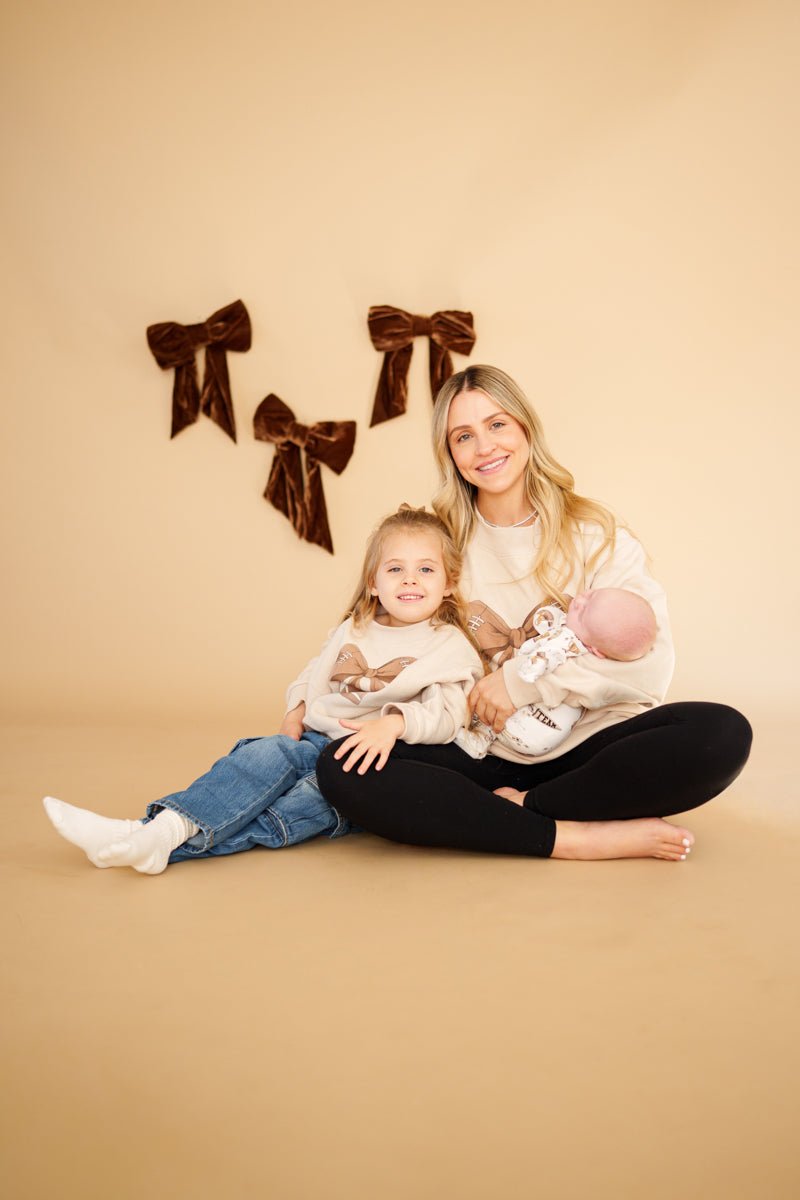 Mom & Mini - Bow Crewneck Bundle - shopatlasgrey