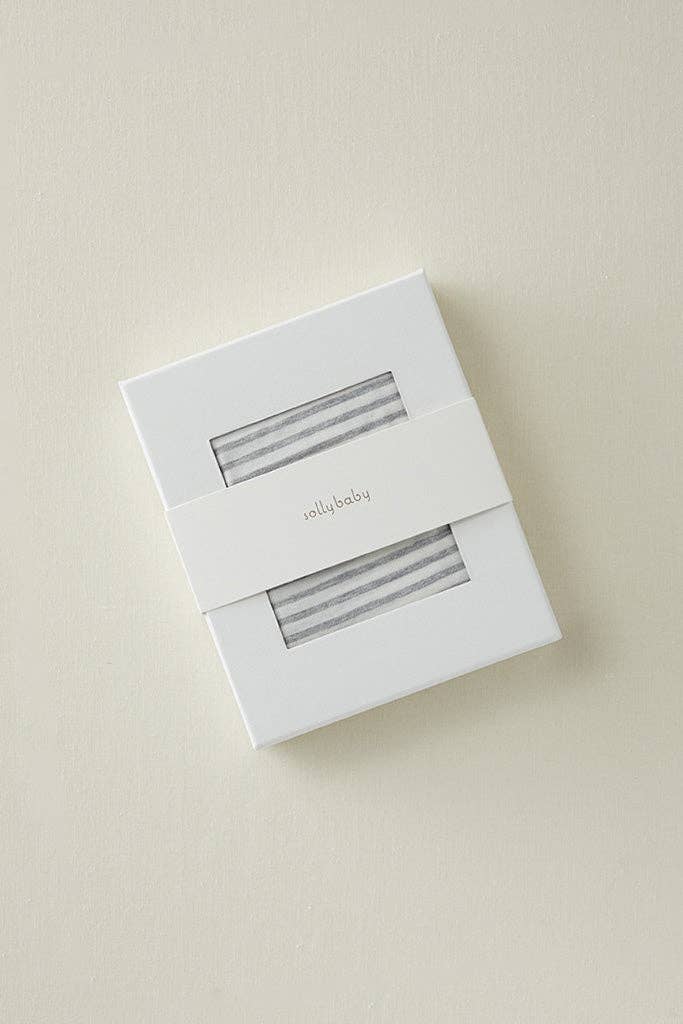 Natural + Grey Stripe Wrap - shopatlasgrey