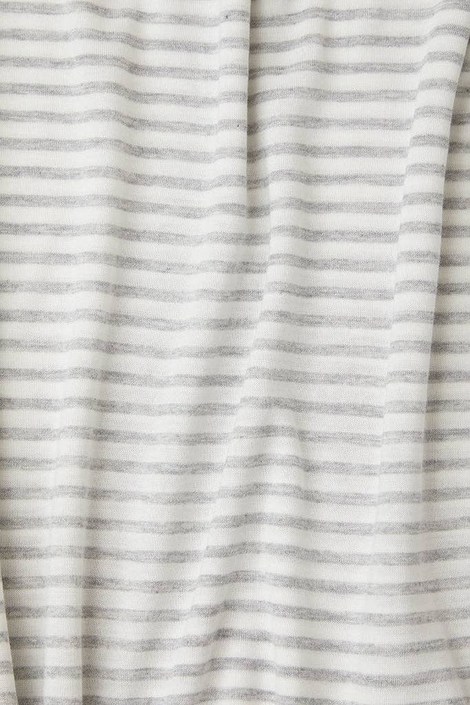 Natural + Grey Stripe Wrap - shopatlasgrey