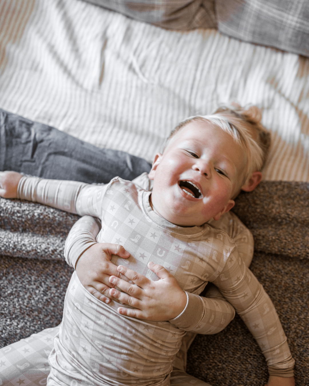 Neutral Cowboy Pajama - shopatlasgrey