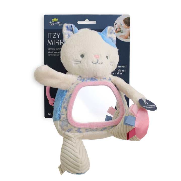 *NEW* Itzy Bitzy Mirror™ Sensory Tummy Time Mirror - Kitty - shopatlasgrey
