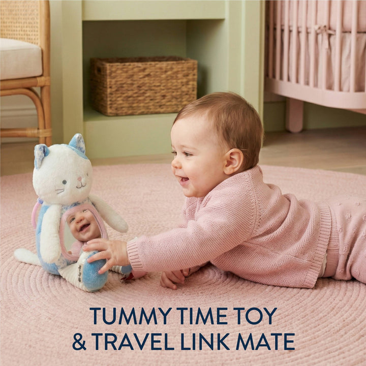 *NEW* Itzy Bitzy Mirror™ Sensory Tummy Time Mirror - Kitty - shopatlasgrey