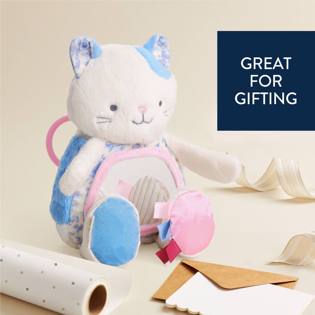 *NEW* Itzy Bitzy Mirror™ Sensory Tummy Time Mirror - Kitty - shopatlasgrey