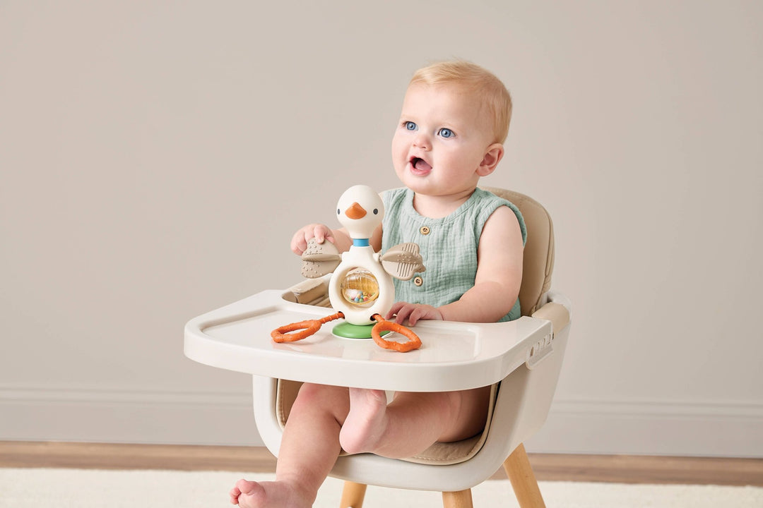 *NEW* Itzy Twist & Bop™ - High Chair Sensory Toy Goose - shopatlasgrey