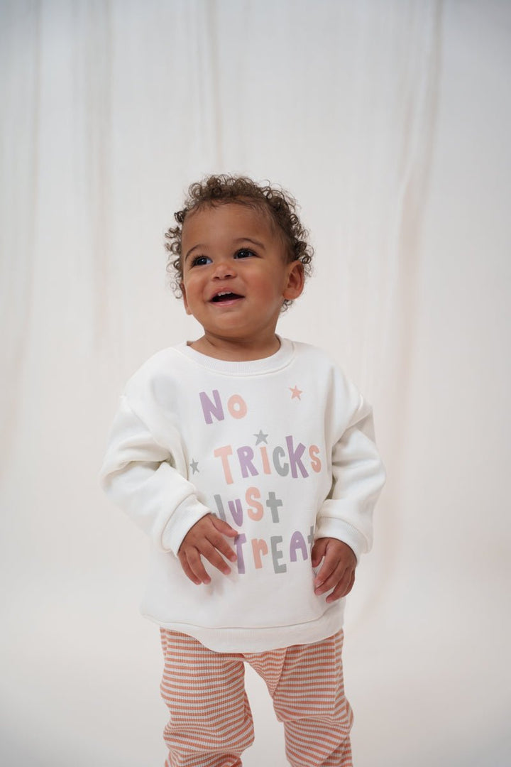 No Tricks Just Treats Crewneck - shopatlasgrey