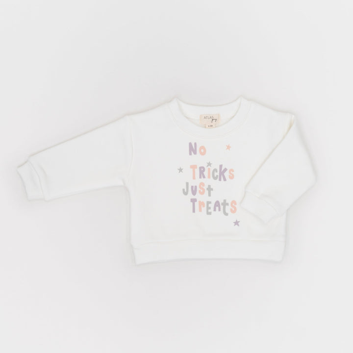 No Tricks Just Treats Crewneck - shopatlasgrey