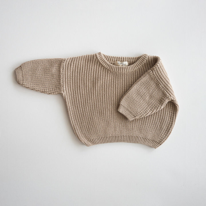 Organic Chunky Knit Sweater - shopatlasgrey