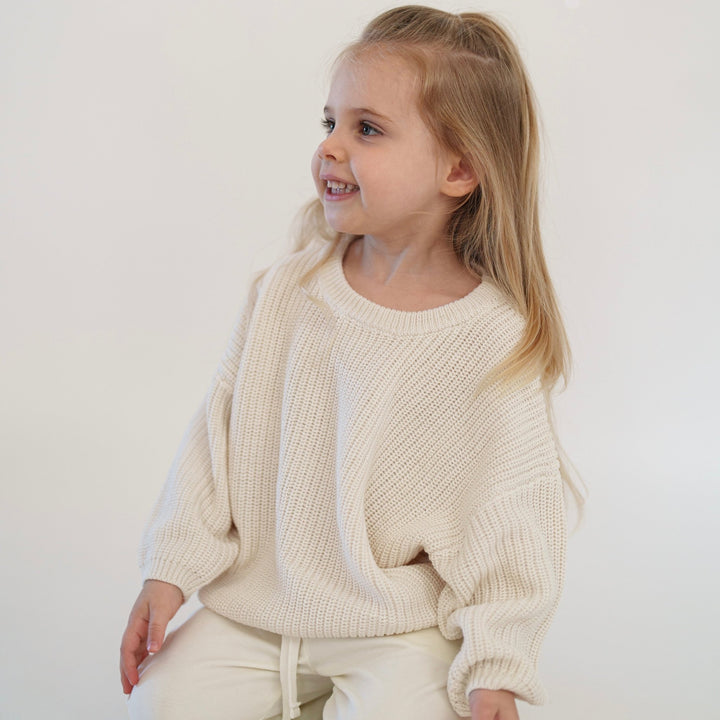 Organic Chunky Knit Sweater - shopatlasgrey