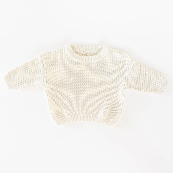 Organic Chunky Knit Sweater - shopatlasgrey