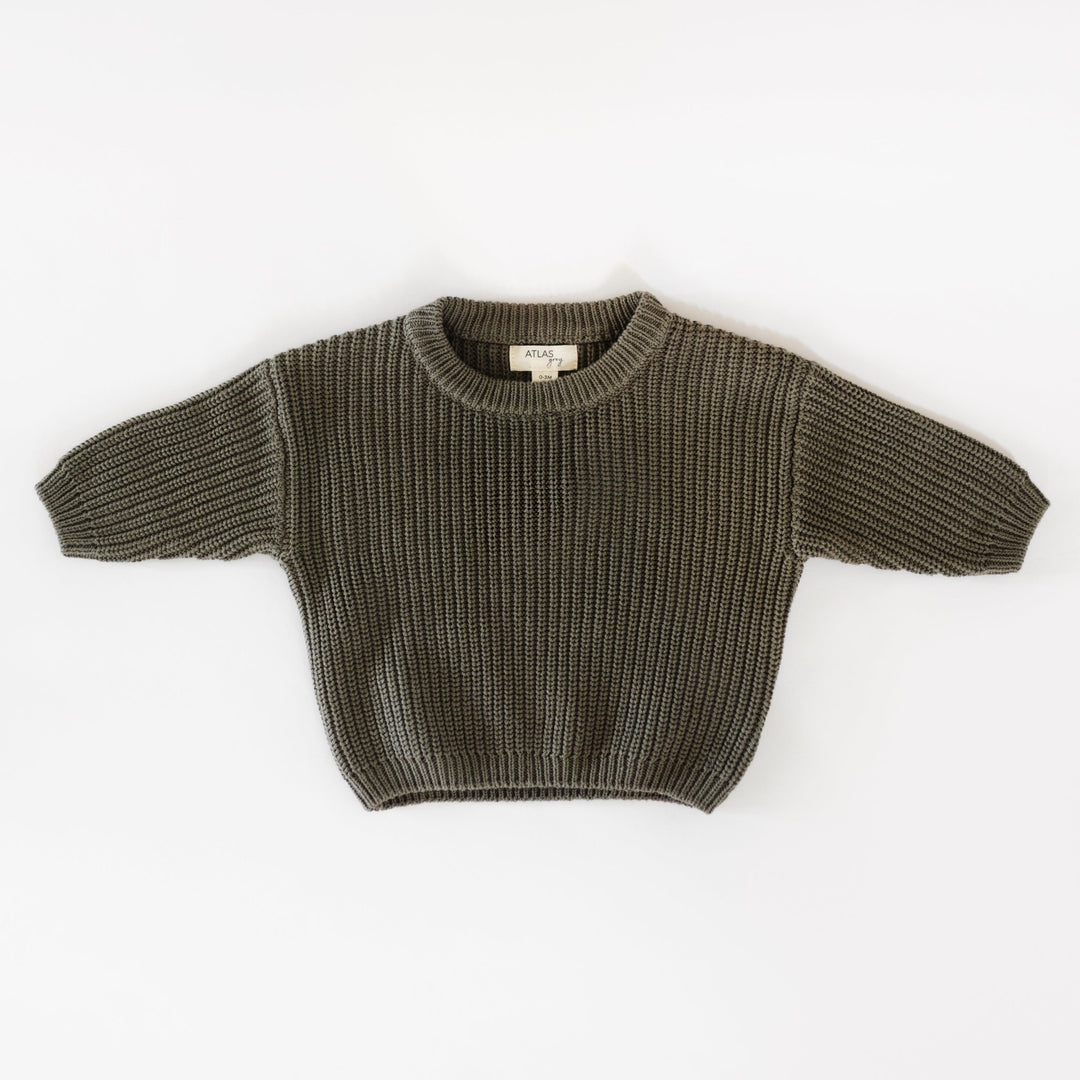 Organic Chunky Knit Sweater - shopatlasgrey