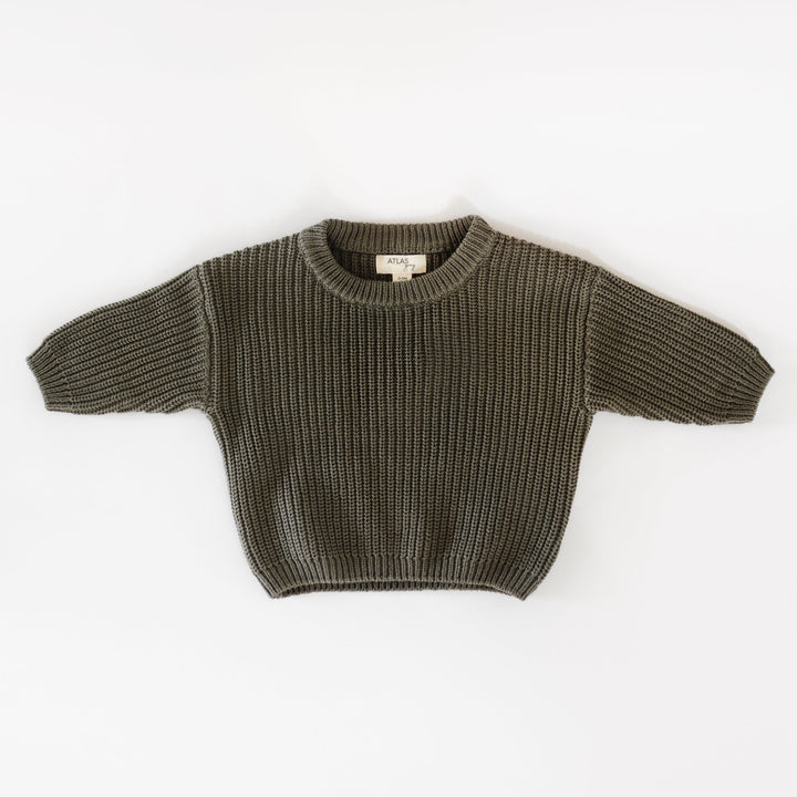 Organic Chunky Knit Sweater - shopatlasgrey