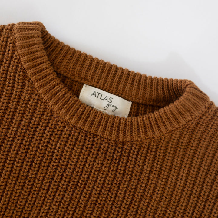 Organic Chunky Knit Sweater - shopatlasgrey