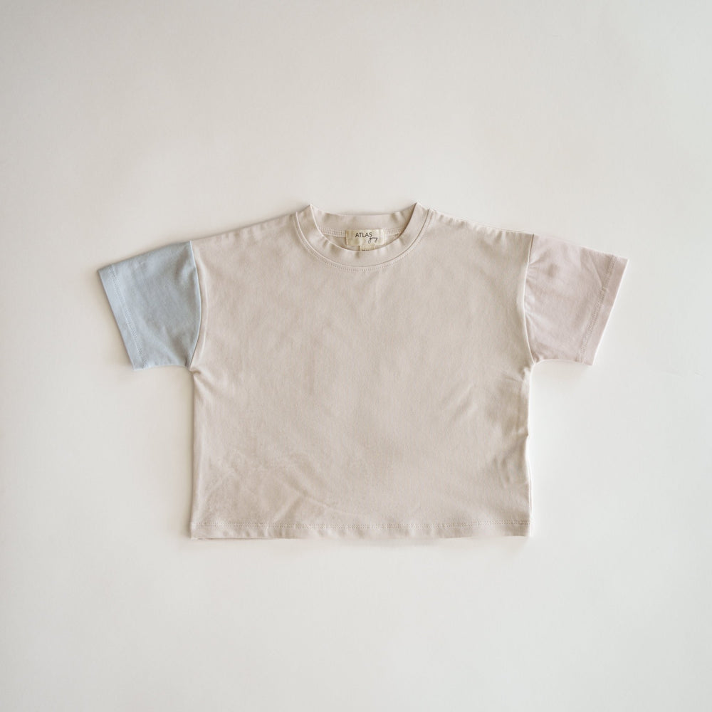 Organic Colorblock T-Shirt - shopatlasgrey