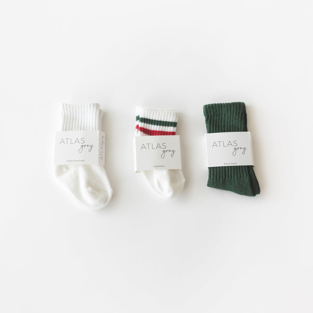 Organic Holiday Socks - 3 Pack - shopatlasgrey