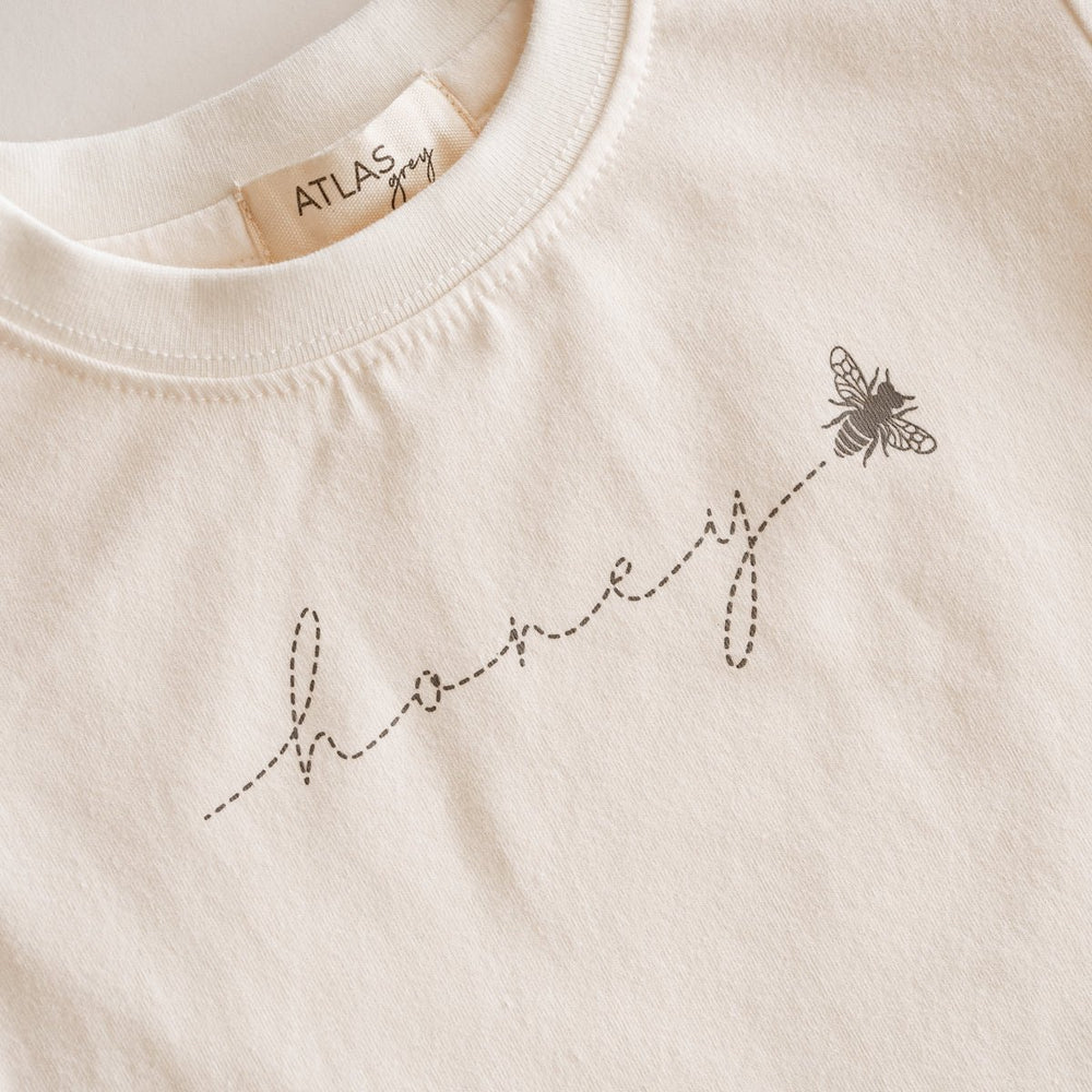Organic Honey Bee T-Shirt - shopatlasgrey