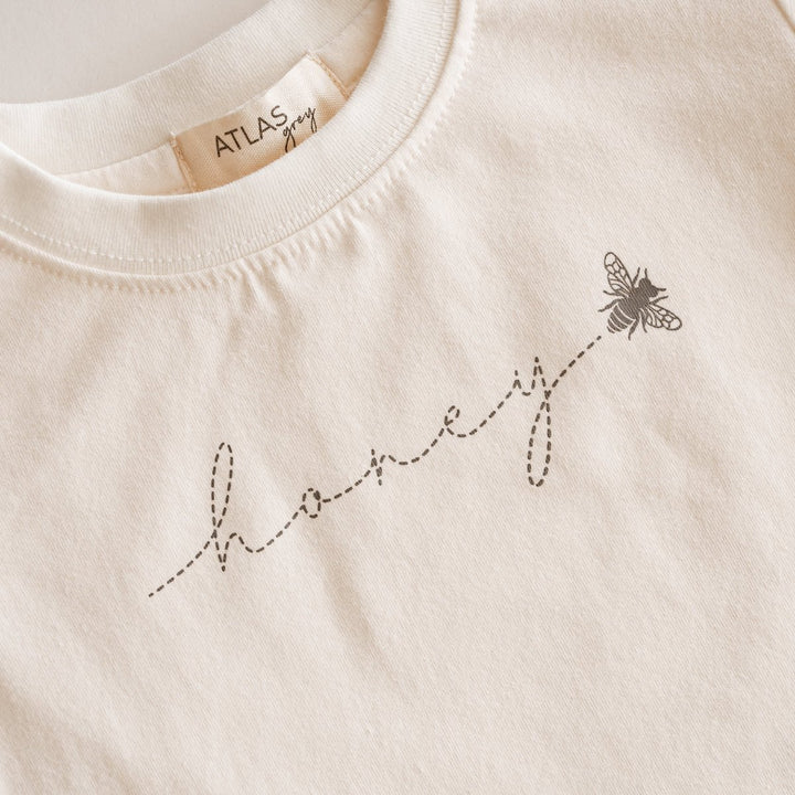 Organic Honey Bee T-Shirt - shopatlasgrey