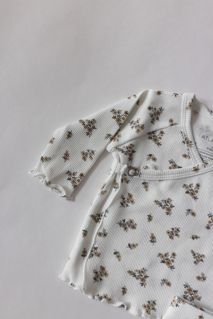 Organic Kimono Ribbed Set - shopatlasgrey