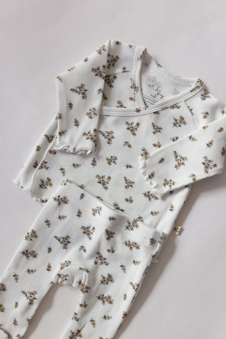 Organic Kimono Ribbed Set - shopatlasgrey