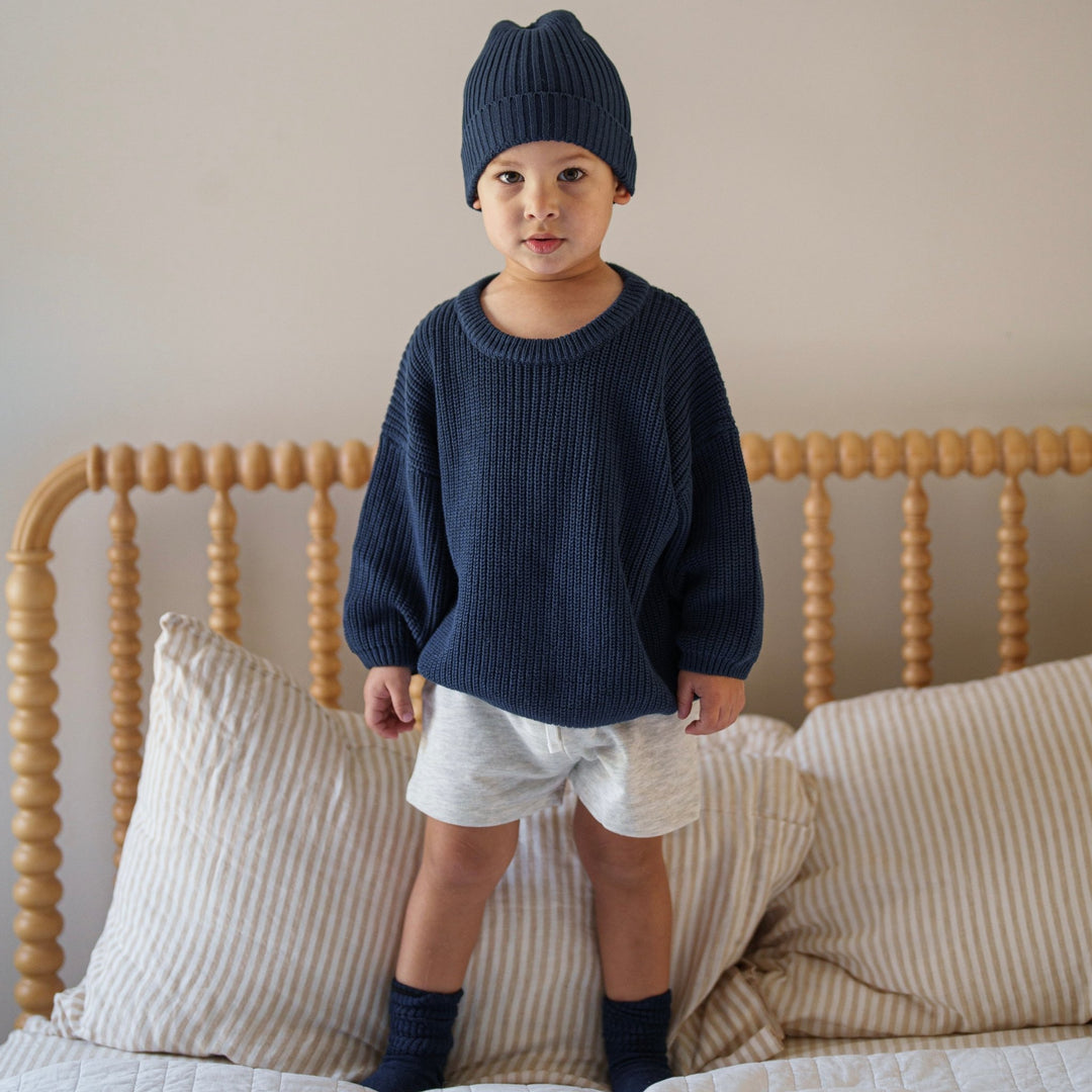 Organic Knit Beanie - shopatlasgrey