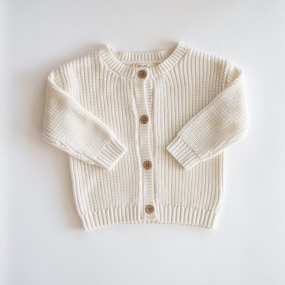 Organic Oversized Knit Cardigan - shopatlasgrey